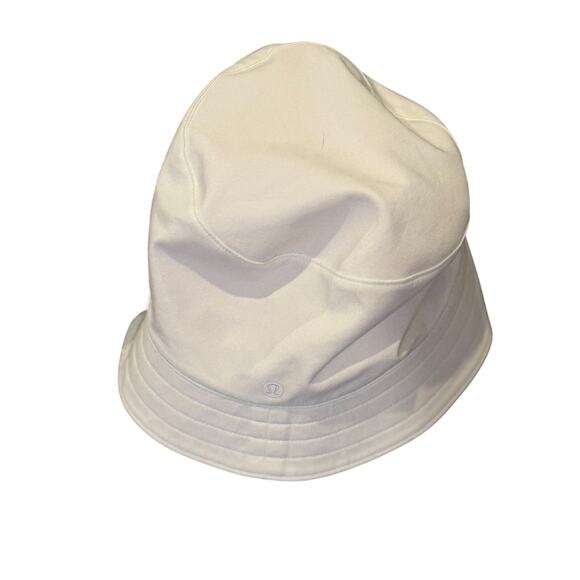 (M/L) $48 NWT Lululemon Both Ways Reversible Bucket Hat Red Hot Heat White - Picture 4 of 7